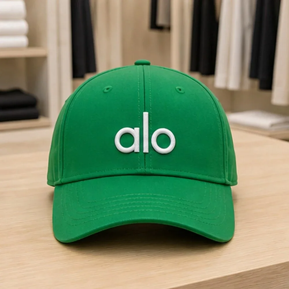 ALO Yoga Green Golf Baseball Cap Hat Sporty